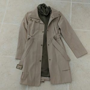 Whole Outfit: BP Dress & Classic Trench Coat